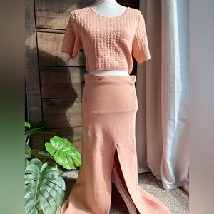 Free people beach collection knit 2 piece set